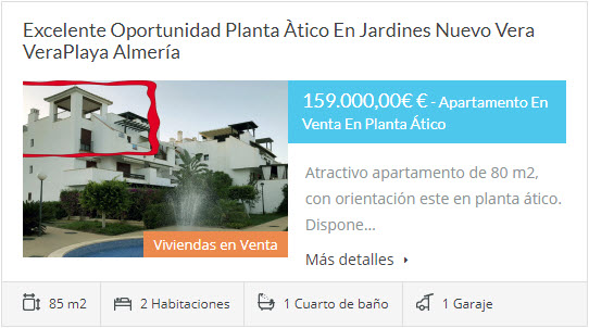Excelente Oportunidad Planta Ático En Jardines Nuevo Vera VeraPlaya Almería