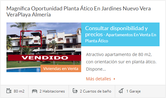 Excelente Oportunidad Planta tico En Jardines Nuevo Vera VeraPlaya Almera